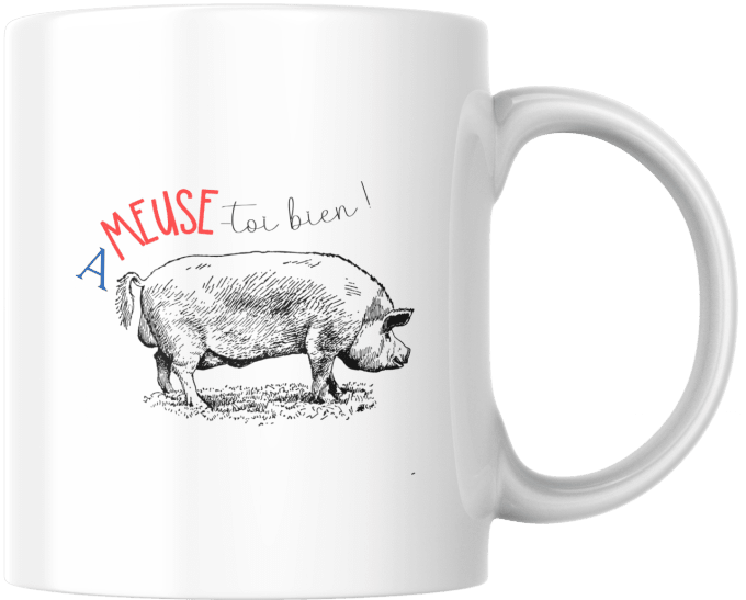 Mug "Ameuse-toi bien"  -coq