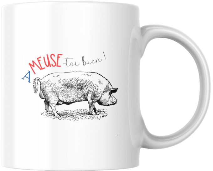Mug "Ameuse-toi bien"  - cochon