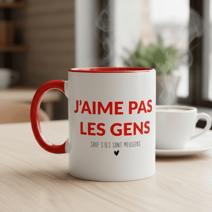Mug J'aime pas les gens