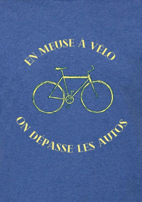 T-shirt En Meuse à Vélo on dépasse les autos