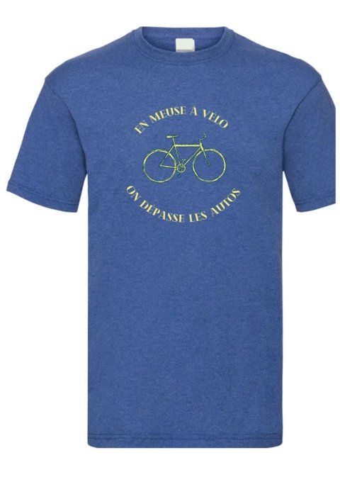 T-shirt En Meuse à Vélo on dépasse les autos